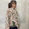 Blockprint sjaal Indira